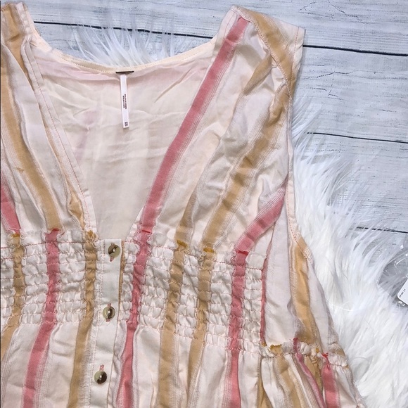 NWT Free People Do It Again Striped Mini Dress - Picture 4 of 8